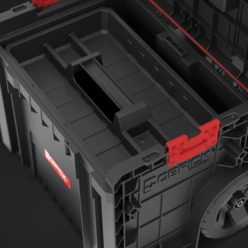 QBRICK SYSTEM PRO Cart 2.0 на колесах пластиковый ящик для инструментов 28л