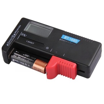 ПОРТАТИВНЫЙ ТЕСТЕР БАТАРЕИ С ЖК-КНОПКОЙ, 9 В AA