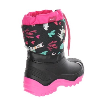 RENBUT MUFLON ŚNIEGOWCE OCIEPLANE WEŁNA ZIMOWE TRAPERY R.35/36