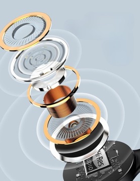 БЕСПРОВОДНЫЕ НАУШНИКИ BLUETOOTH ЧЕРНЫЕ TK-HS006 TECKNET