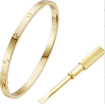 Bransoletka Love Seria Zloto Diament