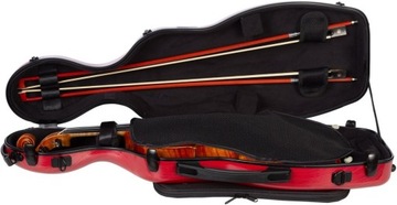 Futerał skrzypcowy 4/4 Steel Effect M-case Bordowy