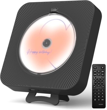 ODTWARZACZ BIURKOWY PRZENOŚNY CD Z ODBIORNIKIEM I TRANSMITEREM BT RADIO