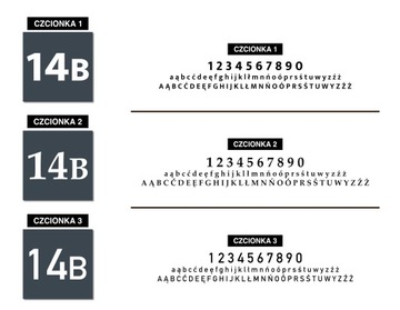 Podświetlany numer domu tabliczka LED 30x30