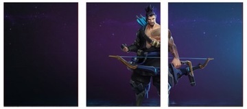 3x OBRAZ NA ŚCIANĘ OVERWATCH HANZO 2 30x40