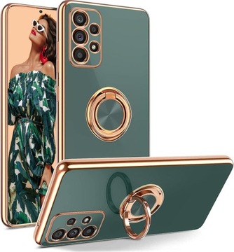 КОРПУС СИЛИКОНОВОЕ КОЛЬЦО ДЛЯ SAMSUNG A52 A52S + СТЕКЛО