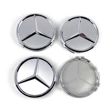 КОЛПАКИ, КРЫШКИ, КРЫШКИ ДЛЯ ЛЕГКОСПЛАВНЫХ ДИСКОВ MERCEDES, 75MM