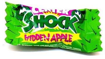Super Kwaśna Guma Center Shock Jabłko 10 szt