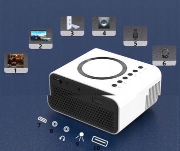 USB LED HD ПОЛНЫЙ МИНИ ПОРТАТИВНЫЙ ПРОЕКТОР