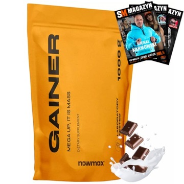 nowmax MEGA UP GAINER 1000g NA MASĘ MIKS WITAMIN
