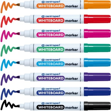 Markery suchościeralne flamastry do tablicy białej