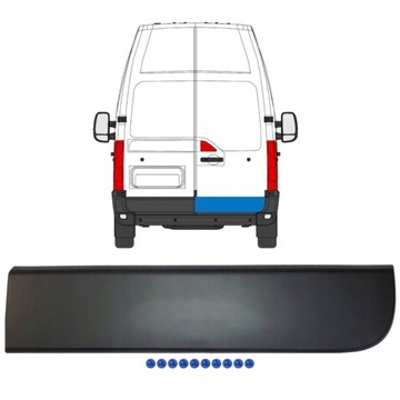 Renault Master Opel Movano LISTWA DRZWI PRAWA TYŁ