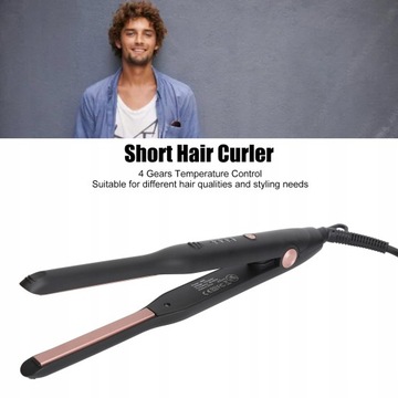 Выпрямитель для узких волос. Щипцы для завивки волос.