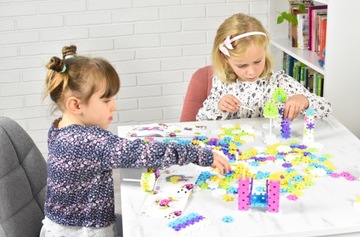 Meli Klocki Basic Constructor Розовый дорожный бокс 250