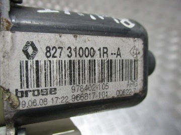 MOTOREK MECHANIZMUS OKNO LEVÝ ZADNÍ RENAULT LAGUNA III 2.0 DCI 827310001R