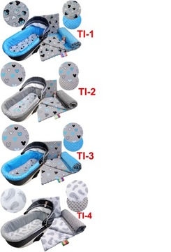 ДВОЙНАЯ вставка в люльку и большое ОДЕЯЛО с ПОДУШКОЙ