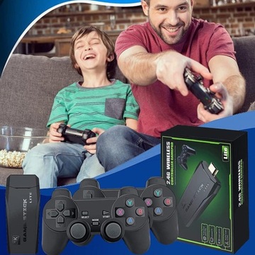ИГРОВАЯ КОНСОЛЬ РЕТРО 64 ГБ ТВ-ИГРА HDMI 2 PADS 2.4G