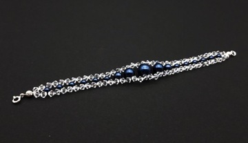 Свадебный комплект PEARLS с элементами SWAROVSKI, темно-синий