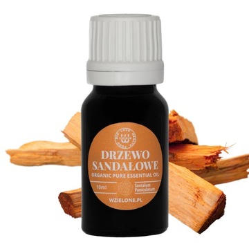 Olejek eteryczny DRZEWO SANDAŁOWE organiczny 10ml