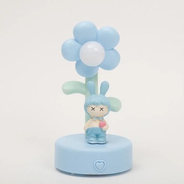 Подарочная детская лампа для чтения с маленьким кроликом и солнечным цветком, защитная лампа для глаз, ночь