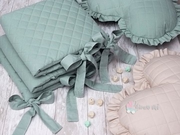 КОКОННОЕ ГНЕЗДО Стеганое, с рюшами. Высокое качество.