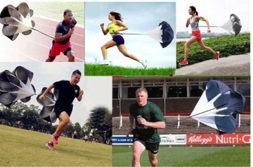 ИНСТРУМЕНТ ДЛЯ ТРЕНИРОВКИ БЕГА С ПАРАШЮТОМ ДЛЯ ТРЕНИРОВКИ БЕГУНОВ