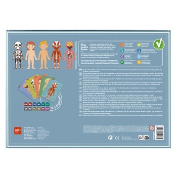 Развивающий пазл Apli Kids - Тело человека 5+