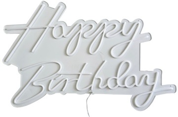 СВЕТОДИОДНАЯ ИНСТРУКЦИЯ С ДНЕМ РОЖДЕНИЯ 76Х43 СМ светодиодная