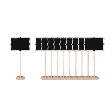 MINI drewniane tablice kredowe 18*8cm prostokątny