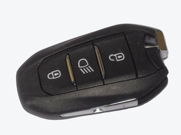 ETUI NA KLÍČEK CITROEN PEUGEOTCARBON MÍSTO KNOFLÍKU BEZBAREVNÉ