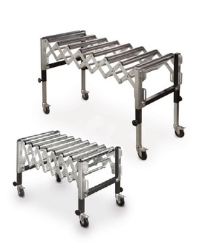 PODAJNIK ROLKOWY ROZSUWANY STÓŁ TAŚMA PODAWCZA