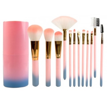 КИСТИ ДЛЯ МАКИЯЖА НАБОР ПРОФЕССИОНАЛЬНЫХ КИСТЕЙ ДЛЯ МАКИЯЖА 12 шт.