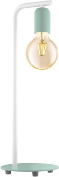 LAMPA NOCNA STOŁOWA LOFT VINTAGE PASTELOWA 43CM