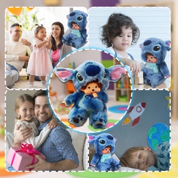 MASKOTKA LILO STICH PLUSZAK STICH USPOKAJACZ MIŚ SZUMIŚ ODDYCHAJĄCA STITCH