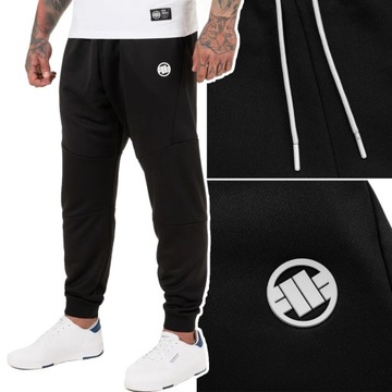 Spodnie dresowe męskie Pit Bull Oldschool Small Logo Czarne r. L