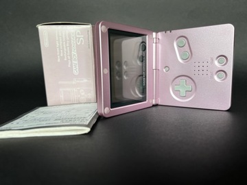 Nintendo GameBoy Advance SP Pink + комплект
