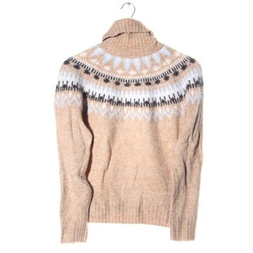 H&M Sweter z golfem Rozm. EU 34 kremowy