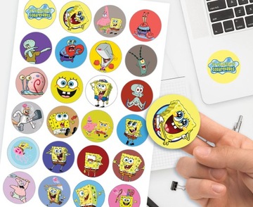 ЛУЧШЕЕ КАЧЕСТВО КВАДРАТНЫХ НАКЛЕЙКОВ ГУБКИ БОБА