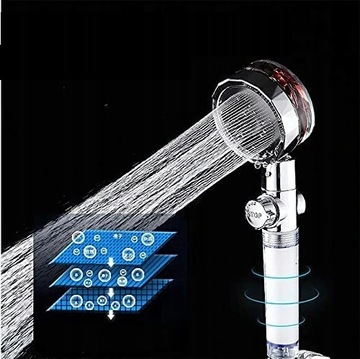 ТУРБО-ВЕНТИЛЯТОР ДУШ РУЧНОЙ ФИЛЬТР 6X