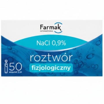 Симфар NaCl 0,9% - сіль фізіологічна, для інгаляцій, 50 ампул по 5 мл