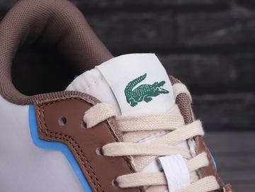 Buty męskie Lacoste L001 123 5 SMA BRW/WHT LEATHER