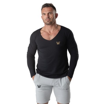 KOSZULKA LONGSLEEVE DŁUGI RĘKAW CZARNA [XL] Tres Amigos Wear