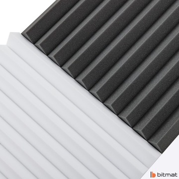 Акустический поглотитель, звукоизоляционные панели для игровой комнаты битмат basotect