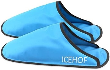 Pantofle chłodzące lub grzejące dla osób po chemioterapii niebieskie ICEHOF