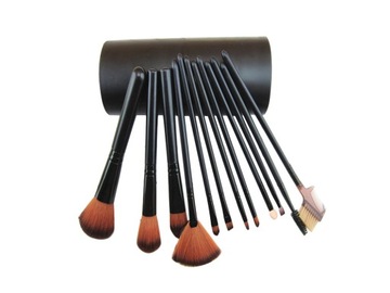 НАБОР ПРОФЕССИОНАЛЬНЫХ КИСТЕЙ ДЛЯ МАКИЯЖА 12 ШТ.