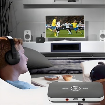 АДАПТЕР ПЕРЕДАТЧИКА BLUETOOTH ПРИЕМНИК + ПЕРЕДАТЧИК прямоугольный с пометкой