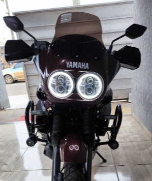 ФАРА МОТОЦИКЛА ПЕРЕДНЯЯ ФОНАРЬ H4 LED 5,75 дюйма 14,3 см Хром