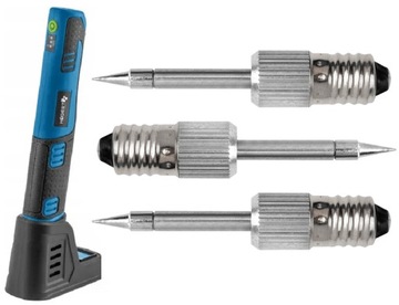 HOGERT ZESTAW GROTÓW DO LUTOWNICY AKUMULATOROWEJ 3szt UCHWYT E10 HT2C340