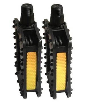 ВЕЛОСИПЕДНЫЕ ПЕДАЛИ STRONG СО СВЕТООТРАЖАЮЩЕЙ ПЛАТФОРМОЙ BIKE ЧЕРНЫЕ 2 шт.