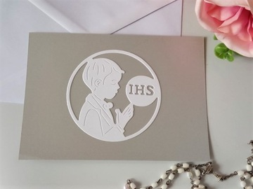 ZK23P Zaproszenie na Komunię komunijne PERSONALIZA